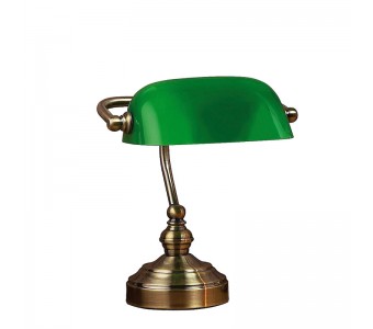 Stalinis šviestuvas BANKERS Oxide/Green S